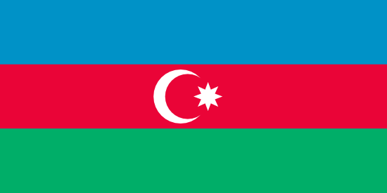 National Flag of Azerbaijan