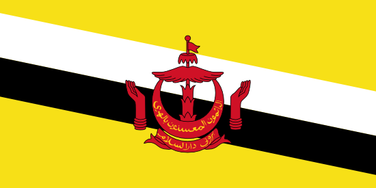 National Flag of Brunei 