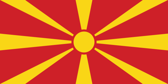 National Flag of Macedonia