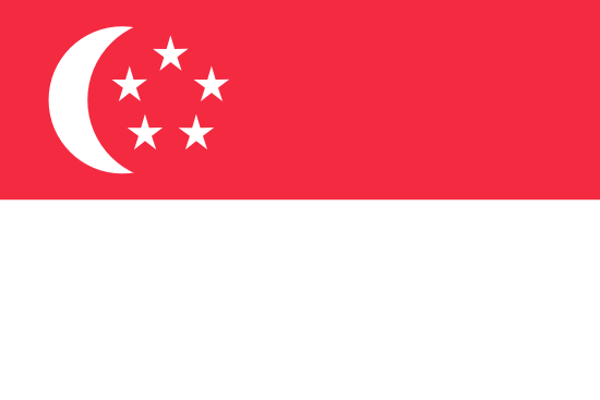 Flag of  singapore